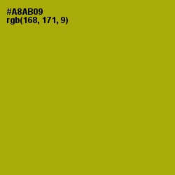 #A8AB09 - Sahara Color Image
