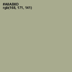 #A8AB8D - Locust Color Image