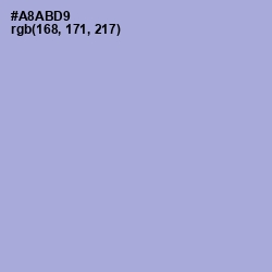 #A8ABD9 - Wistful Color Image