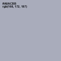 #A8ACBB - Spun Pearl Color Image