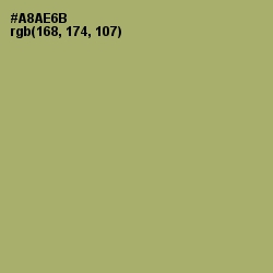 #A8AE6B - Green Smoke Color Image