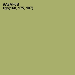 #A8AF6B - Green Smoke Color Image