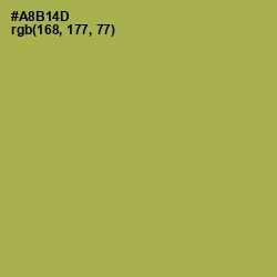 #A8B14D - Olive Green Color Image