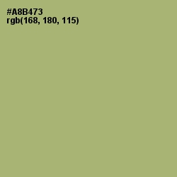 #A8B473 - Green Smoke Color Image