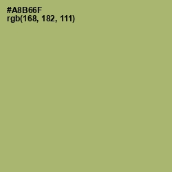 #A8B66F - Green Smoke Color Image