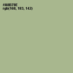 #A8B78E - Swamp Green Color Image