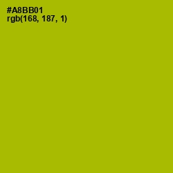 #A8BB01 - Sahara Color Image