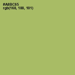 #A8BC65 - Green Smoke Color Image