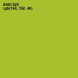 #A8C02E - Key Lime Pie Color Image