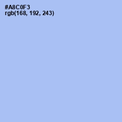 #A8C0F3 - Spindle Color Image