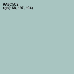 #A8C5C2 - Opal Color Image