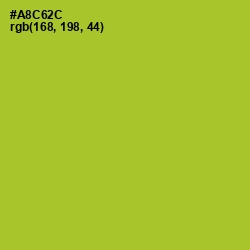 #A8C62C - Key Lime Pie Color Image