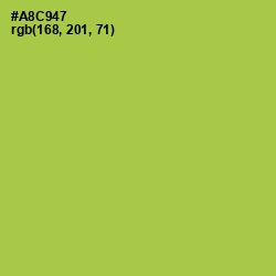 #A8C947 - Conifer Color Image
