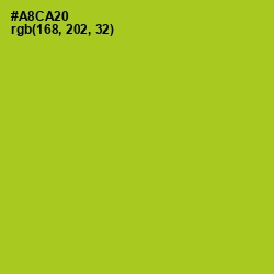 #A8CA20 - Key Lime Pie Color Image