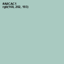 #A8CAC1 - Opal Color Image