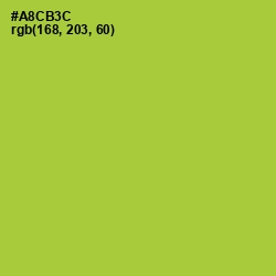 #A8CB3C - Key Lime Pie Color Image