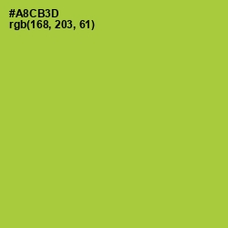 #A8CB3D - Key Lime Pie Color Image