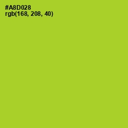 #A8D028 - Key Lime Pie Color Image