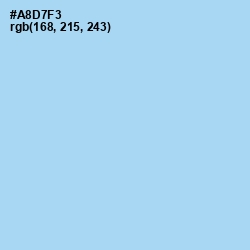 #A8D7F3 - Regent St Blue Color Image