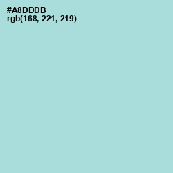 #A8DDDB - Aqua Island Color Image