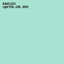 #A8E2D1 - Water Leaf Color Image