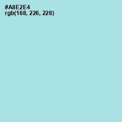 #A8E2E4 - Blizzard Blue Color Image