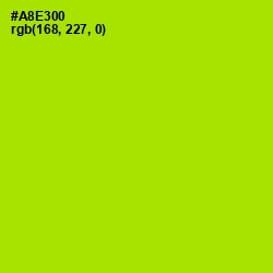 #A8E300 - Inch Worm Color Image