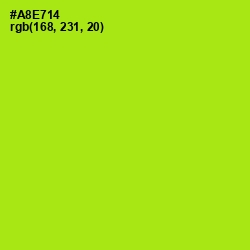 #A8E714 - Inch Worm Color Image