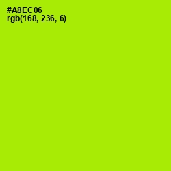 #A8EC06 - Inch Worm Color Image