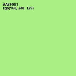 #A8F081 - Feijoa Color Image