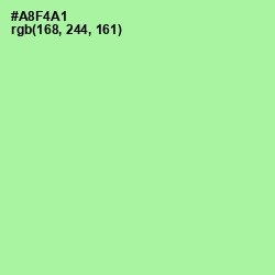 #A8F4A1 - Celadon Color Image