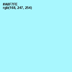 #A8F7FE - Charlotte Color Image