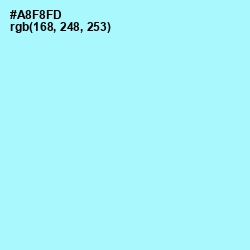#A8F8FD - Charlotte Color Image