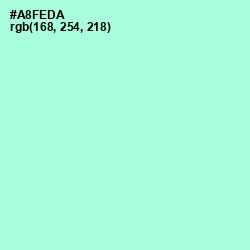 #A8FEDA - Magic Mint Color Image