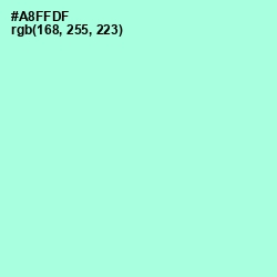 #A8FFDF - Magic Mint Color Image