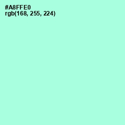 #A8FFE0 - Ice Cold Color Image