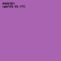 #A963B1 - Wisteria Color Image