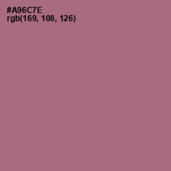 #A96C7E - Coral Tree Color Image