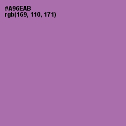 #A96EAB - Wisteria Color Image