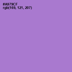 #A979CF - Lavender Color Image