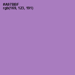 #A97BBF - Lavender Purple Color Image