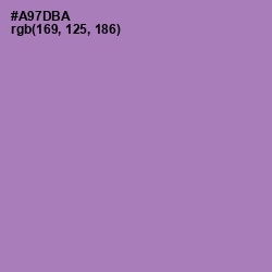 #A97DBA - Lavender Purple Color Image