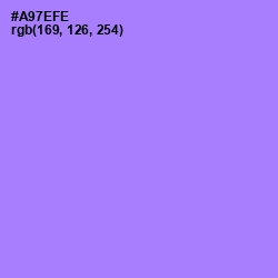 #A97EFE - Lavender Color Image