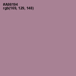 #A98194 - Bouquet Color Image