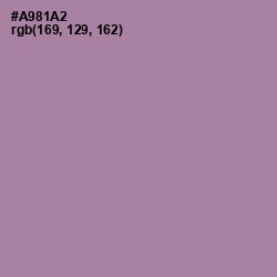 #A981A2 - Amethyst Smoke Color Image