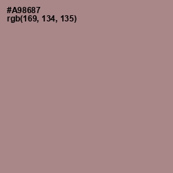 #A98687 - Brandy Rose Color Image