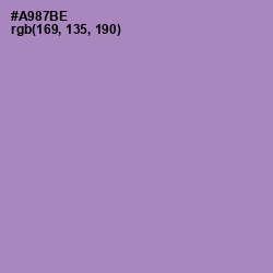 #A987BE - Amethyst Smoke Color Image