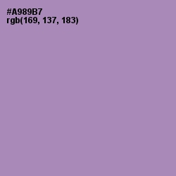 #A989B7 - Amethyst Smoke Color Image