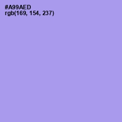 #A99AED - Dull Lavender Color Image