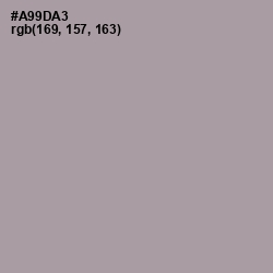 #A99DA3 - Amethyst Smoke Color Image